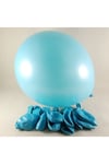 10lu Metalik turkuaz balon