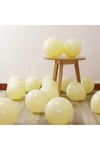 10'lu Sarı Makaron Pastel Renk Mat Balon