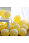 10'lu Sarı Makaron Pastel Renk Mat Balon