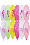 12 İNÇ BASKILI NİLOYA RENKLİ BASKILI PASTEL BALON 5