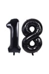18 Yaş Siyah Folyo Balon
