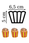 Cupcake Kalıbı & Kek Kapsülü & Muffin Kek Kalıbı & 10lu Sarı Kırmızı Kek Kalıbı ve 10lu kürdan