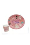 Desenli Bride To Be Tabak Bardak Set 8 Kişilik