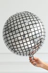 Disko Topu Folyo Balon Gümüş 55 Cm