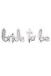 Folyo Balon Set Imza Bride To Be Gümüş