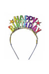 Gökkuşağı Happy Birthday Taç