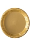 Gold Plastik Tabak 22cm 25 Li Tabak