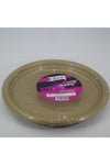Gold Plastik Tabak 22cm 25 Li Tabak