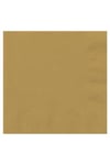 Gold Renk Kağıt Parti Peçetesi 40 Adet 33x33 Cm