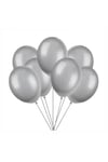 Gri 10lu Metalik Balon