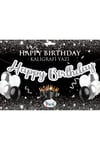 Happy Birthday İyiki Doğdun Temalı Karakterli Banner Doğum günü yazıları
