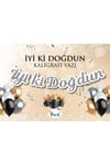 Happy Birthday İyiki Doğdun Temalı Karakterli Banner Doğum günü yazıları