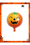Happy Halloween Yuvarlak Balkabağı Folyo Helyum Balon 18