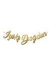 İYİ Kİ DOĞDUN KALİGRAFİK GOLD BANNER