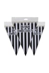 Iyiki Doğdun Taraftar Beşiktaş Flama Bayrak Siyah Beyaz 10'lu
