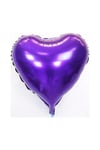 Kalp Balon Folyo Mor 45 cm