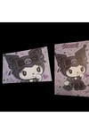 Kuromi çizgili defter ve küçük boy resim defteri