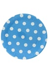 Mavi Puantiyeli Tabak Karton 23cm .8 parça