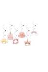 Mini Party Store 6'lı Tavan Süs Çiçekli Unicorn