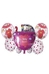 mutlu anılar parti evi babyshower folyo balon seti