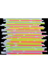 Parti Aksesuar Fosforlu Çubuk Glow Stick 15 Li Paket
