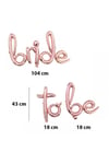 Parti Malzemeleri Bride To Be Folyo Balon Rose Gold