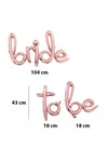 Parti Malzemeleri Bride To Be Folyo Balon Rose Gold