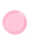 Pembe Plastik Tabak 25 Adet 22 Cm