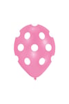 Pembe Puantiyeli Balon 8li