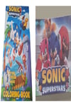 Sonic Boyama kitabı ve puzzle yapboz