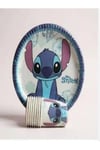 Stitch Temalı Tabak ve Bardak Seti 8 Kişilik Parti Seti