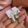 3lü Çelik set küpe