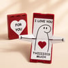 Açılan ı love you kutusu