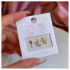 Deliksiz burun kulak için 3lü piercing