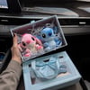 Kelebekli çantada stitch ve angel