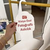 Kişiye özel resimli askılık (ürün ahşaptır)