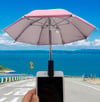 Pembe telefon şemsiyesi