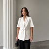 Yarım kollu blazer ceket