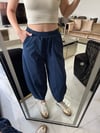 Baggy lacivert jean