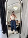 Baggy lacivert jean