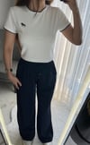Lacivert işleme tshirt