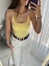 Sarı ip askılı body