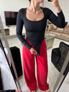 Uzun kol çıtçıtlı body