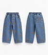 Ayıcıklı Nakışlı Jean Pantolon