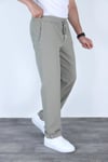 Baggy Keten Pantolon Jogger Çağla Yeşili