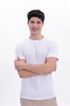 Erkek 5'li Tişört Seti %100 Pamuk Basic Regular Fit Bisiklet Yaka Düz Renk Günlük T-Shirt