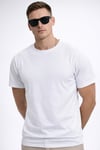 Erkek 5'li Tişört Seti %100 Pamuk Basic Regular Fit Bisiklet Yaka Düz Renk Günlük T-Shirt