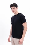 Erkek 5'li Tişört Seti %100 Pamuk Basic Regular Fit Bisiklet Yaka Düz Renk Günlük T-Shirt