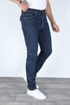 Erkek Açık Mavi Regular Fit Rahat Kesim Denim Mavi Jeans