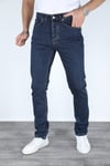 Erkek Açık Mavi Regular Fit Rahat Kesim Denim Mavi Jeans